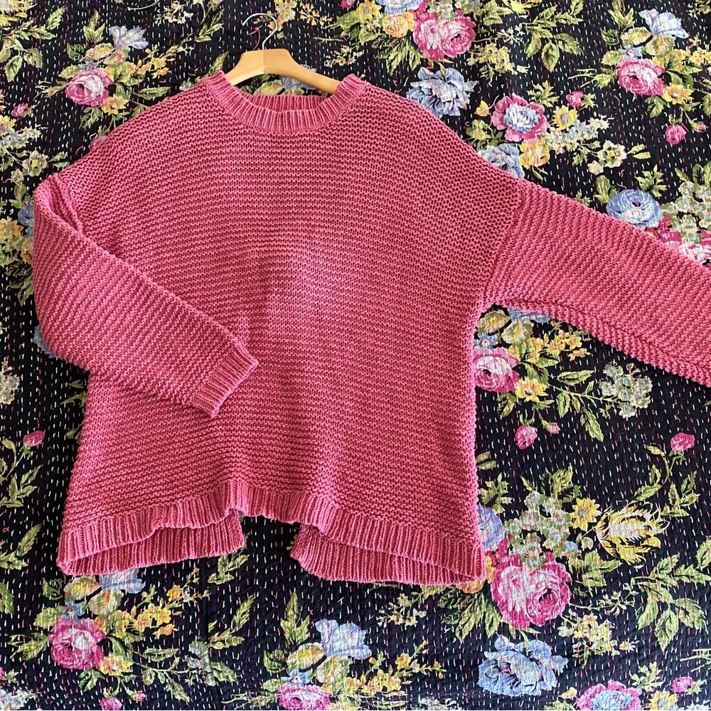 Women’s aerie open back knit sweater
